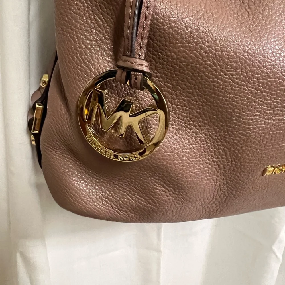 Michael Kors Brown Leather Shoulder Bag